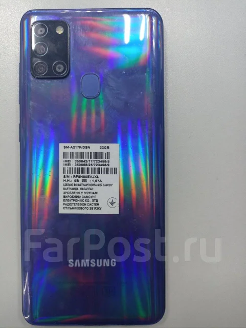 Samsung Galaxy A21s. �/�, 32 ��, �����, 4G LTE ����