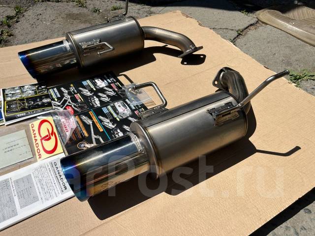 Титановый глушитель VRE-041BL Ganador Vertex Sports Levorg VM |VSG ...