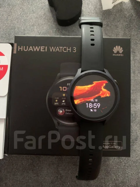 Huawei Watch 3. GPS, NFC, SIM-�����, IP68 ����