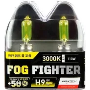 ����� H9 12V 65W (110W) 3000K (yellow) Avantech AB3009 ����