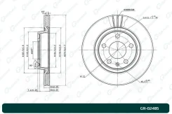 ���� ��������� G-Brake GR02485 GR02485 ����