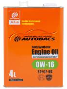 Autobacs. 0W-16, �������������, 4��. ����