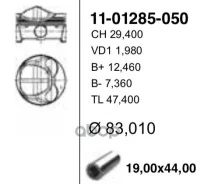 �������! +0.50 Audi, VW 2.0/2.8 88 Yenmak ���. 1101285050 1101285050 ����