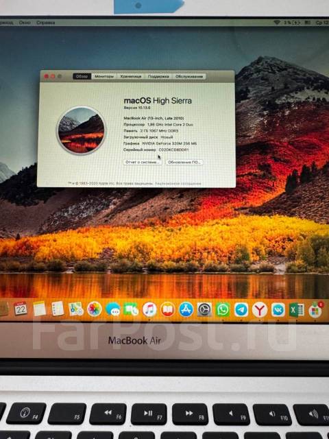 Ноутбук Appel 13, Apple MacBook Air 13 2010 Late, 13", WiFi, Bluetooth ...