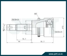 ���� ������� JETT V41-4037 ABS V414037ABS ����