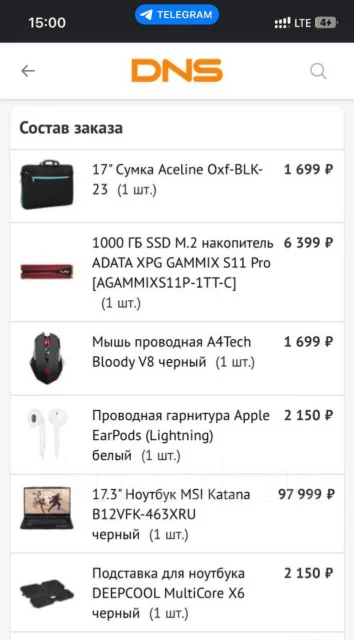 MSI Katana 17 B13VGK. ��� 16 ��, WiFi: 1, Bluetooth: 1 ����