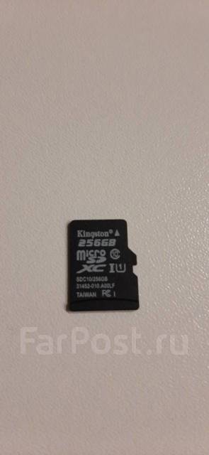 Карта памяти Micro SD 256 GB Kingston, 256 Гб, б/у, в наличии. Цена ...