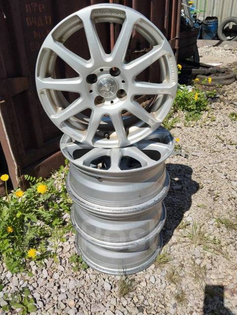 Диски 4x100 R15 MADE IN Japan TEAM Sparco MFD BY Enkei, 15", 1 шт, 4 шт ...