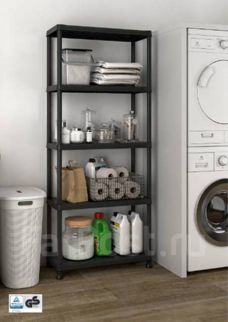 Стеллаж для влажных помещений PLUS Shelf. Размеры, см: 80x40x187 см ...