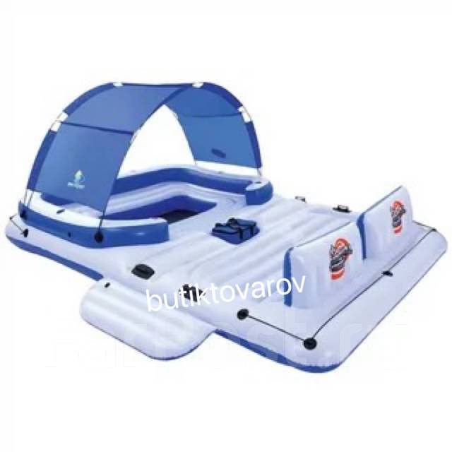 Беседка-плот для плавания Bestway 43105, 389*276 см, для 6 человек ...