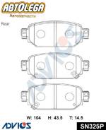  . Advics Mazda 3 BM 16-19 CX-3 DK 18- Atenza GJ Axela BM2 SN325P 