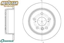 ���� ��������� ���. G-brake Toyota Camry/Vista SV3#, VZV3#, CV30, Gracia GR-01131 ����