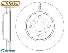 ���� ��������� ���. G-brake Toyota Vitz KSP90/NSP13# Corolla 141 GR-20431 ����