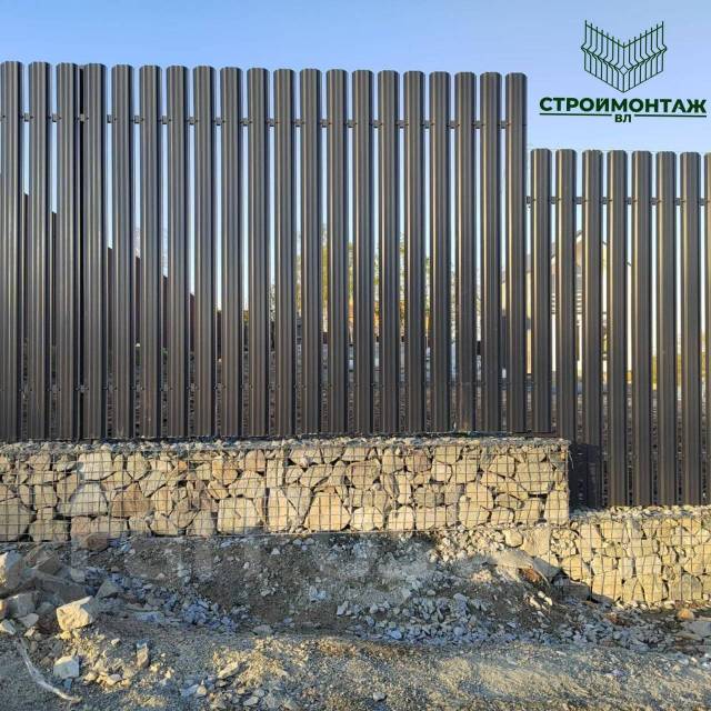 Забор 3д, евроштакетник, профлист, сетка рабица. Установка, монтаж ...