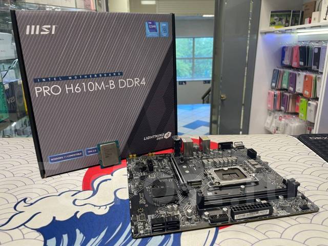 Материнская плата MSI Pro H610-B (DDR4) + Процессор i3-12100F / iStyle ...