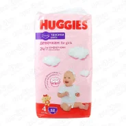 ����������-������� HUGGIES ��� ������� 4 9-14�� 52�� ����