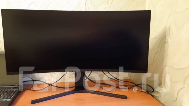 Монитор Xiaomi Mi Curved Gaming Monitor 34" 144 Гц Изогнутый экран, ЖК ...