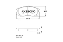 ������� ��������� Akebono AN317K (Akebono), PF6416 (Nisshinbo) AN317K ����