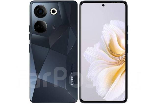 Смартфон Tecno Camon 20 Pro 8/256GB черный, 6.67", моноблок, 3G, 4G LTE ...