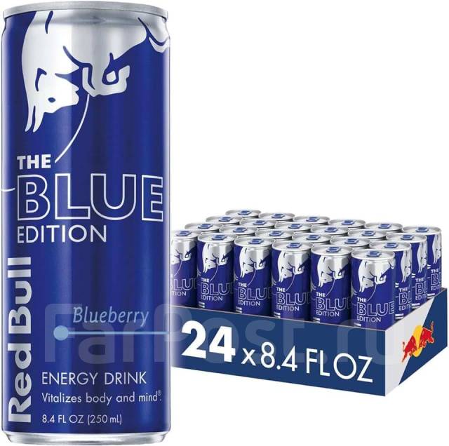 Red Bull со вкусом черники, энергетический напиток, 0,25л x 24 шт, в ...
