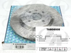 ��������� ���� (TA); TABD8008 DF6912; �09. �D253. �11; �RN29001; �GR21475 - (272x22x60x40x4x100,0) 55311-71L50; �55311-71L51; �DF6912; �09. �D253. �11...