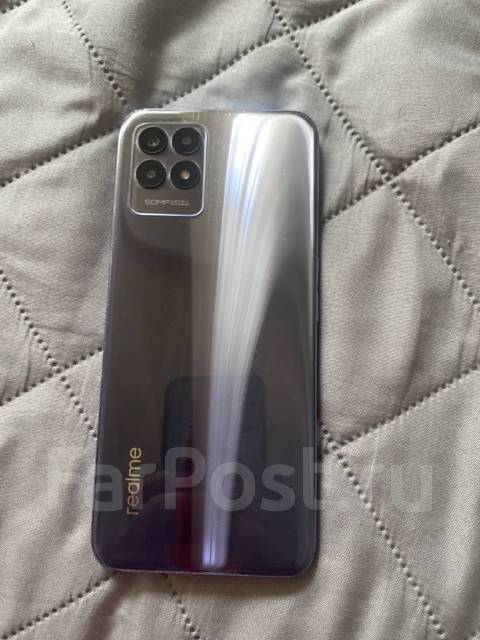 Телефон realme 8i, 64 гб, 6.60", фиолетовый, 4G LTE, б/у, в наличии ...