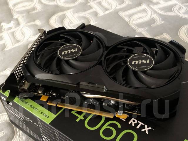 Как Новая - DNS - RTX 4060 MSI OC Ventus 2X Black - Игровая видеокарта ...