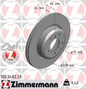 ���� ����. �����. ������. [330x24] COAT Z BMW 5 (F10/F11/F18) 2.0-3.0 10- Zimmermann 150348220 150348220 ����
