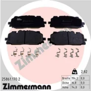 ������� ����. �����. � ������������ AUDI A4 15-, A5 09-, A7 17-, A8 17-, Q5 16-, Q7 15- VW Touareg 3.0 17- Zimmermann 258611702 258611702 ����