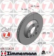 ���� ����. �����. ������. [350x34] COAT Z LEFT [������ 600.3227.20] AUDI Q7 06-, VW Touareg 02-, Porsche Cayenne 02- Zimmermann 600322620, ����� 60032...