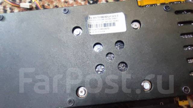 GTX 1080, б/у, в наличии. Цена: 10 000₽ в Большом Камне