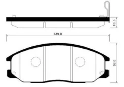 ������� ��������� �������� Ssangyong Kyron 08-, Rexton I, II 01-, Actyon Sports II 12- HSB HP4007 HP4007 ����