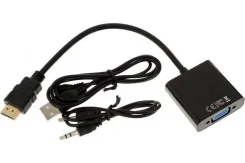 ���������� HDMI (M) - VGA (F), ������-���������, +����� ��� ����, +���. ������� �� USB (OEM) ����
