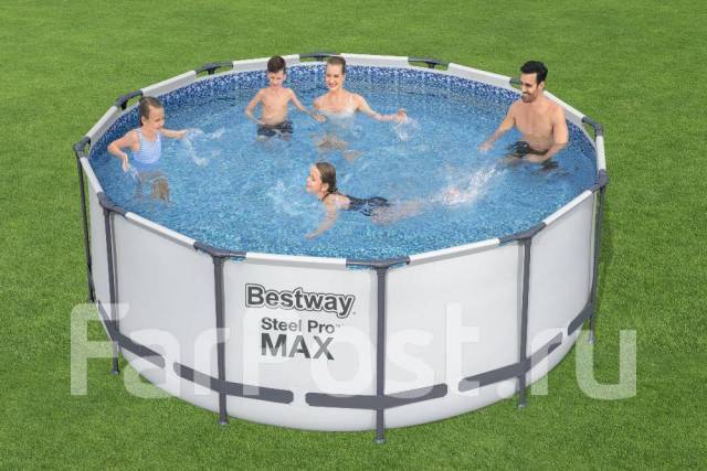 Каркасный бассейн Bastway 355*122см лот 56420 в наличии, новый. Цена ...