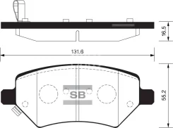 ������� ��������� Chery A5/G5 �������� SP2134 Sangsin Brake SP2134 SP2134 ����
