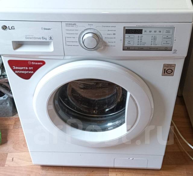 Стиралка автомат Lg 6kg, direct drive, LG, 6,0 кг, б/у, в наличии. Цена ...