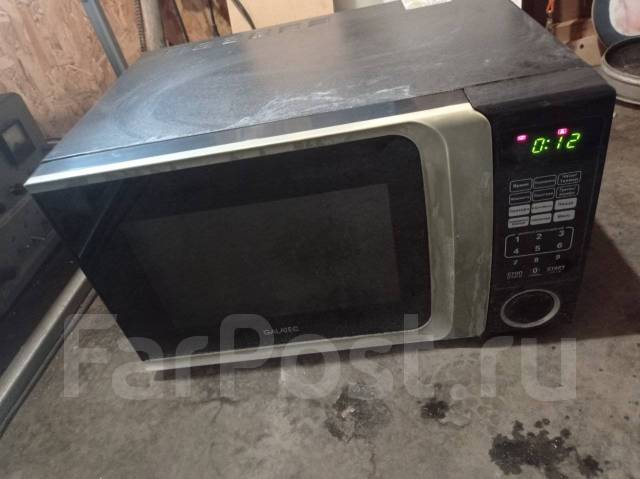 Микроволновая печь Galatec. Гриль, б/у, в наличии. Цена: 1 500₽ в ...