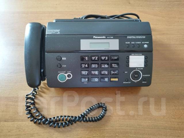 Факс Panasonic KX-FT988 + рулон для факса, б/у, в наличии. Цена: 1 500 ...
