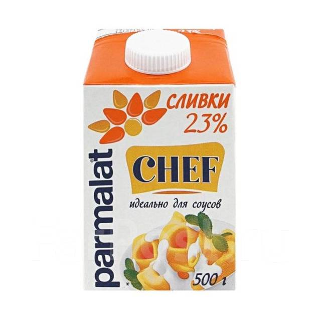 Сливки 23%, Parmalat, 500мл, под заказ. Цена: 495₽ во Владивостоке