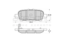 ������� ��������� �������� ������ �������� ��� Nissan JUKE (F15), X-Trail (T32), Murano (Z51), Infiniti EX AN-768WK Akebono AN-768WK AN-768WK AN768WK...