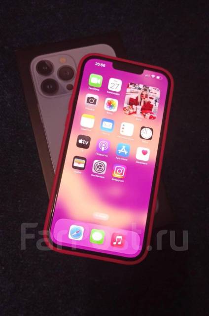 Айфон 13 про, Apple iPhone 13 Pro Max, 128 гб, 6.70", синий, 3G, б/у, в ...