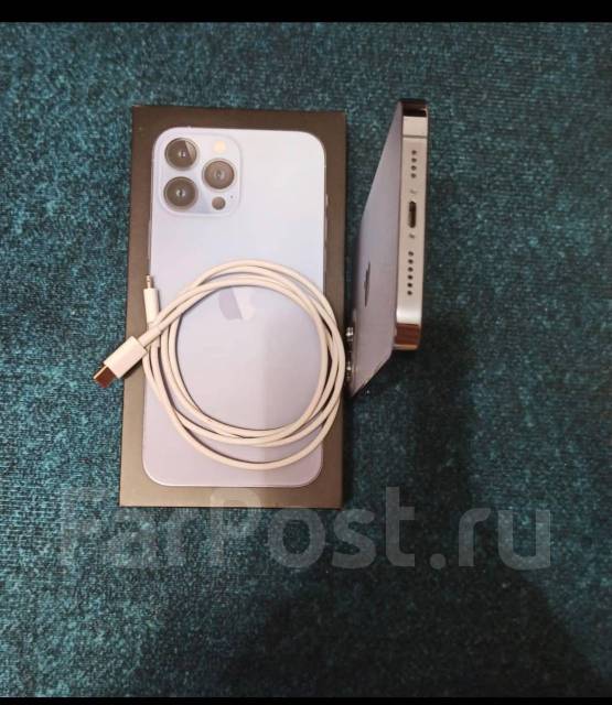 Айфон 13 про, Apple iPhone 13 Pro Max, 128 гб, 6.70", синий, 3G, б/у, в ...