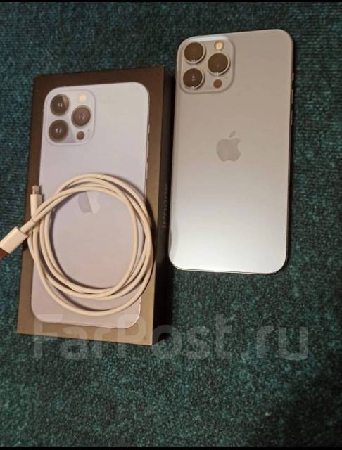Айфон 13 про, Apple iPhone 13 Pro Max, 128 гб, 6.70", синий, 3G, б/у, в ...