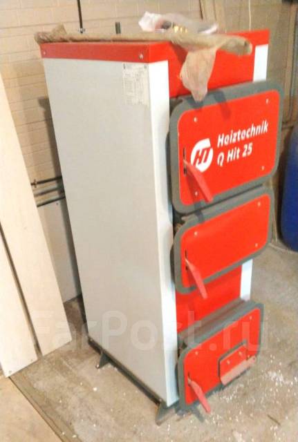 Твердотопливный котел Heiztechnik Q Hit Plus 40 кВт (до 400 м2), новый ...