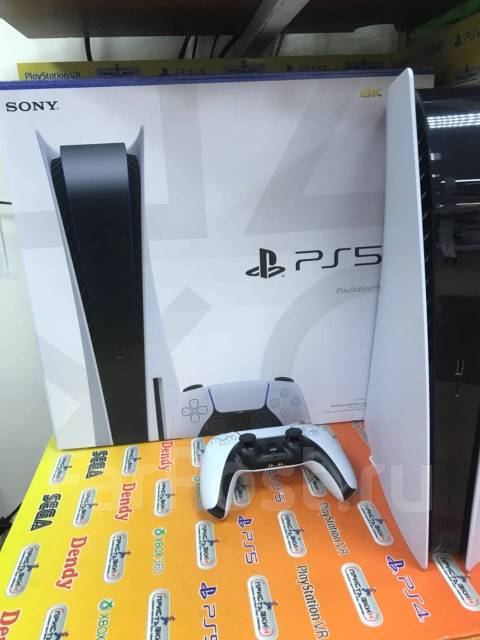 Playstation 5 825 GB + 450 игр подписка Приставкин центр, новый, в ...