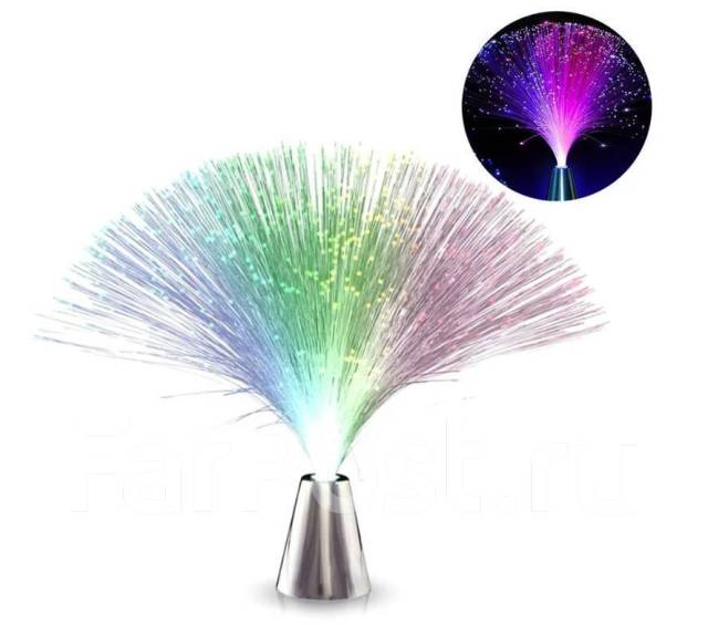Светильник ночник оптоволоконный фонтан LED Fiber Optic Light, новый, в ...