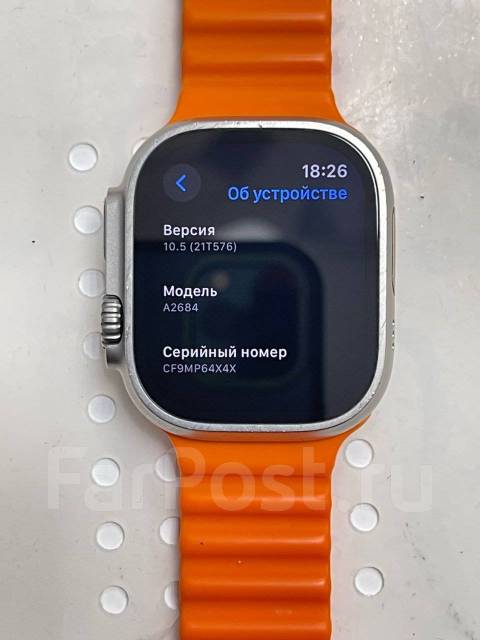 Смарт часы Apple Watch Ultra 49mm Оригинал, GPS, NFC, IP68, iOS, б/у, в ...