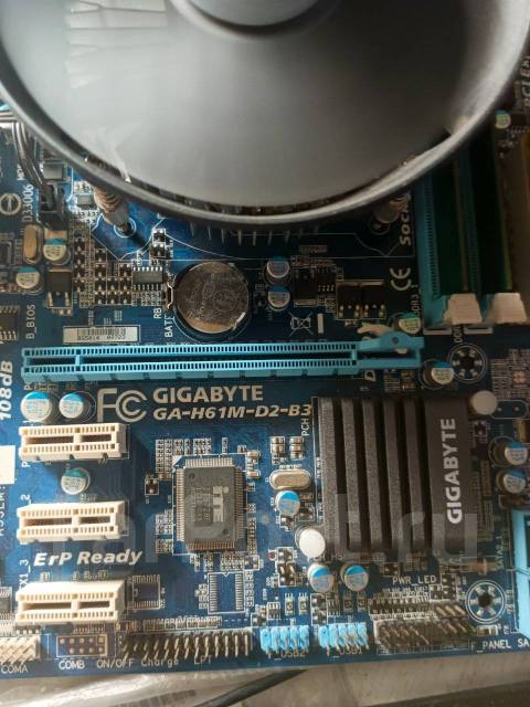 Материнская плата Gigabyte GA-H61M-D2-B3 Rev 1.0 Socket LGA 1155, б/у ...