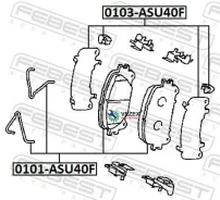��������� �������� ��� �������� ������� Febest 0103ASU40F 0103ASU40F ����