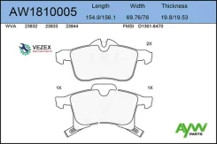 ������� ��������� �������� OPEL Astra H 04/Meriva 03/Zafira B 05 Aywiparts AW1810005 AW1810005 ����